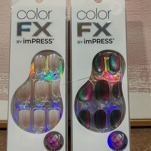 imPRESS Color FX Holographic Nail Duo length short